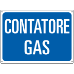[4834] 4834 - Cartello informazione CONTATORE GAS