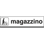 [6820] 6820 - Cartello alluminio MAGAZZINO