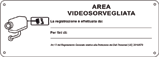 [21388] 21388 - cart. area videosorvegliata (D.LGS. n.101 del 10/08/2018)