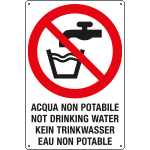 [31203] 31203 - cartello "ACQUA NON POTABILE"