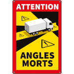 [66001] 66001 - cartello angoli ciechi per camion in Francia