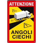 [66003] 66003 - cartello angoli ciechi per camion in italiano