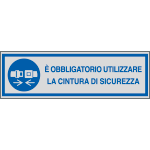 [96782] 96782 - Etichette argento obbligo UTILIZZARE LA CINTURA