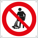 [1317Y] 1317Y - Cartello divieto inquinare versando liquidi