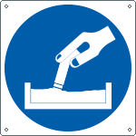 [1365Y] 1365Y - Cartello obbligo spegnere le sigarette