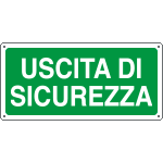 [16120WS] 16120WS - Etichetta adesiva uscita di sicurezza