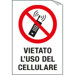 [2214S] 2214S - etichetta per vetri vietato uso cellulare