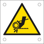 [49648N] 49648N - Cartello pericolo trasmissione cinghia dentata