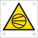 [49697N] 49697N - Cartello pericolo presenza energia pneumatica