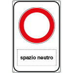 [5681K] 5681K - Cartello divieto di accesso Spazio scrivibile