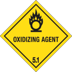 [6447D] 6447D - Cartello trasporto merci OXIDIZING AGENT(5.1)