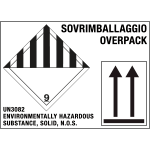 [8221N] 8221N - etichetta 245x175 MISCEL.DANGEROUS UN3082