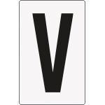 [8679BN] 8679BN - Cartello lettera V