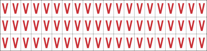 [910V] 910V - Foglio n.60 etichette adesive B/R lettera V