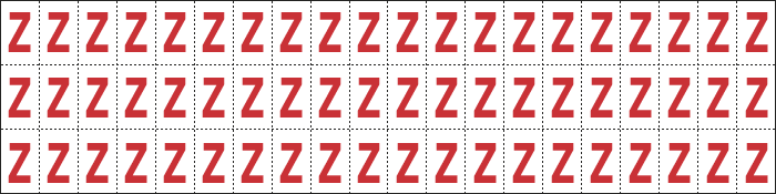 [910Z] 910Z - Foglio n.60 etichette adesive B/R lettera Z