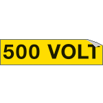 [9111A] 9111A - Foglio n. 1 etichette adesive 500 VOLT