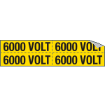 [9113B] 9113B - Foglio n. 4 etichette adesive 6000 VOLT
