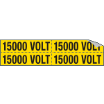 [9115B] 9115B - Foglio n. 4 etichette adesive 15000 VOLT