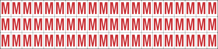 [911M] 911M - Foglio n.60 etichette adesive B/R lettera M