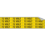 [9136C] 9136C - Foglio n.16 etichette adesive 72 VOLT