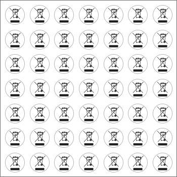 [9179C] 9179C - Foglio n.49 etichetta adesiva RAEE