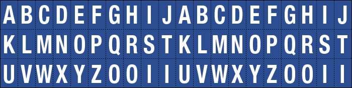 [920AZ] 920AZ - Foglio n.60 etichette adesive B/B lett.da A a Z