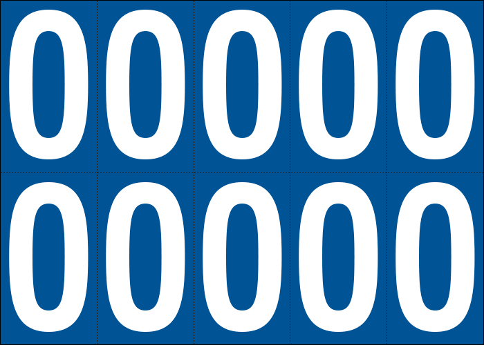 [925O] 925O - Foglio n.10 etichette adesive B/B lettera O