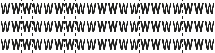 [930W] 930W - foglio n.60 etic.aut. B/N lettera W