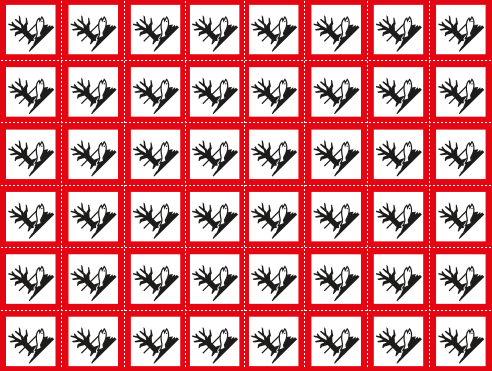 [9429D] 9429D - Foglio n.48 etichette adesive pericolo ambiente
