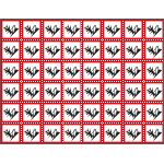 [9429D] 9429D - Foglio n.48 etichette adesive pericolo ambiente