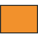 [9433L] 9433L - Pannello adesivo arancio scrivibile per trasporti