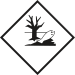 [9436C] 9436C - Etichetta adesiva PERICOLO AMBIENTE 100x100