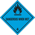 [9455C] 9455C - Etichetta adesiva DANGEROUS WHEN WET (4)