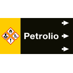 [99C480NED] 99C480NED - etichetta fondo nero "PETROLIO" destra