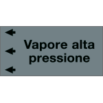 [99C560NES] 99C560NES - Etichetta fondo grigio "VAPORE ALTA PRESSIONE" sinistra