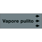 [99C610NDD] 99C610NDD - Foglio da 5 etichette "VAPORE PULITO" destra