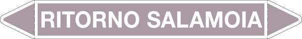 [99C940A] 99C940A - foglio da 5 etichette autoadesive con frecce+simb RITORNO DI SALAMOIA