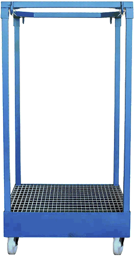 [AMS135] AMS135 - contenitore porta Big Bag con vasca e con ruote