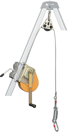 [ANC0284] ANC0284 - dispositivo di recupero da 20 mt. con cavo in acciaio e disp. freno