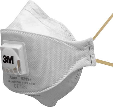 [AP9332] AP9332 - Respiratore 3M 9332+ pieghevole FFP3 polveri fumi c valvola