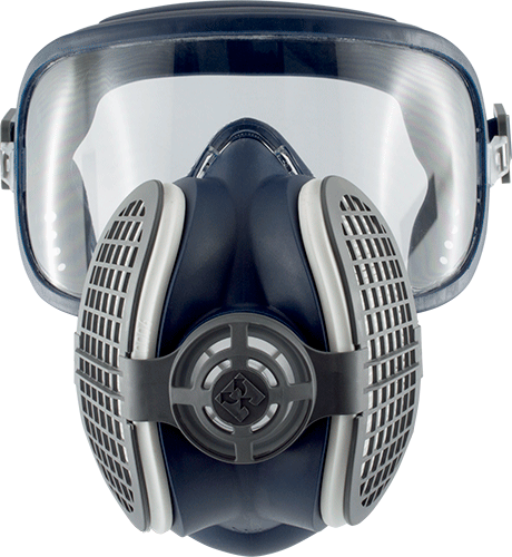 [APS406] APS406 - semimaschera GVS con visiera e filtri P3 RD sostituibili tg. M/L