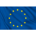 [BAE225] BAE225 - bandiera stampata Europea mm 1500x2250