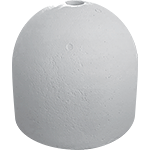 [BC260] BC260 - Base cemento con foro diametro 60mm per palo, colore grigio