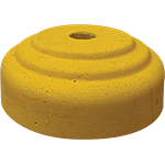 [BC48Y] BC48Y - Base cemento Kg 31 per paletti parapedonali d.48 colore GIALLO