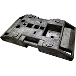 [BG028] BG028 - Base in gomma Kg. 28 per palo