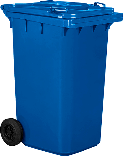 [BIC0240B] BIC0240B - Cassonetto mobile portarifiuti da litri 240 BLU
