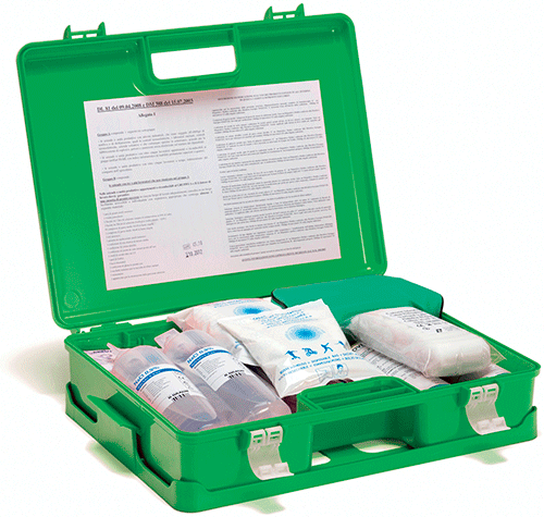 [BRV101] BRV101 - valigetta in ABS col. verde contenuto All 1 D.M.388