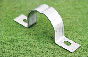 [CLS48] CLS48 - Collare semplici ferro zincato con scanalatura per pali diametro 48