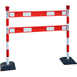 [CNVK2001] CNVK2001 - kit 2 colonnine h. mm 950 piu' 2 barre 1200x100x20 base appesantita