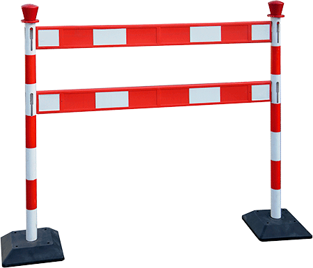 [CNVK2001] CNVK2001 - kit 2 colonnine h. mm 950 piu' 2 barre 1200x100x20 base appesantita